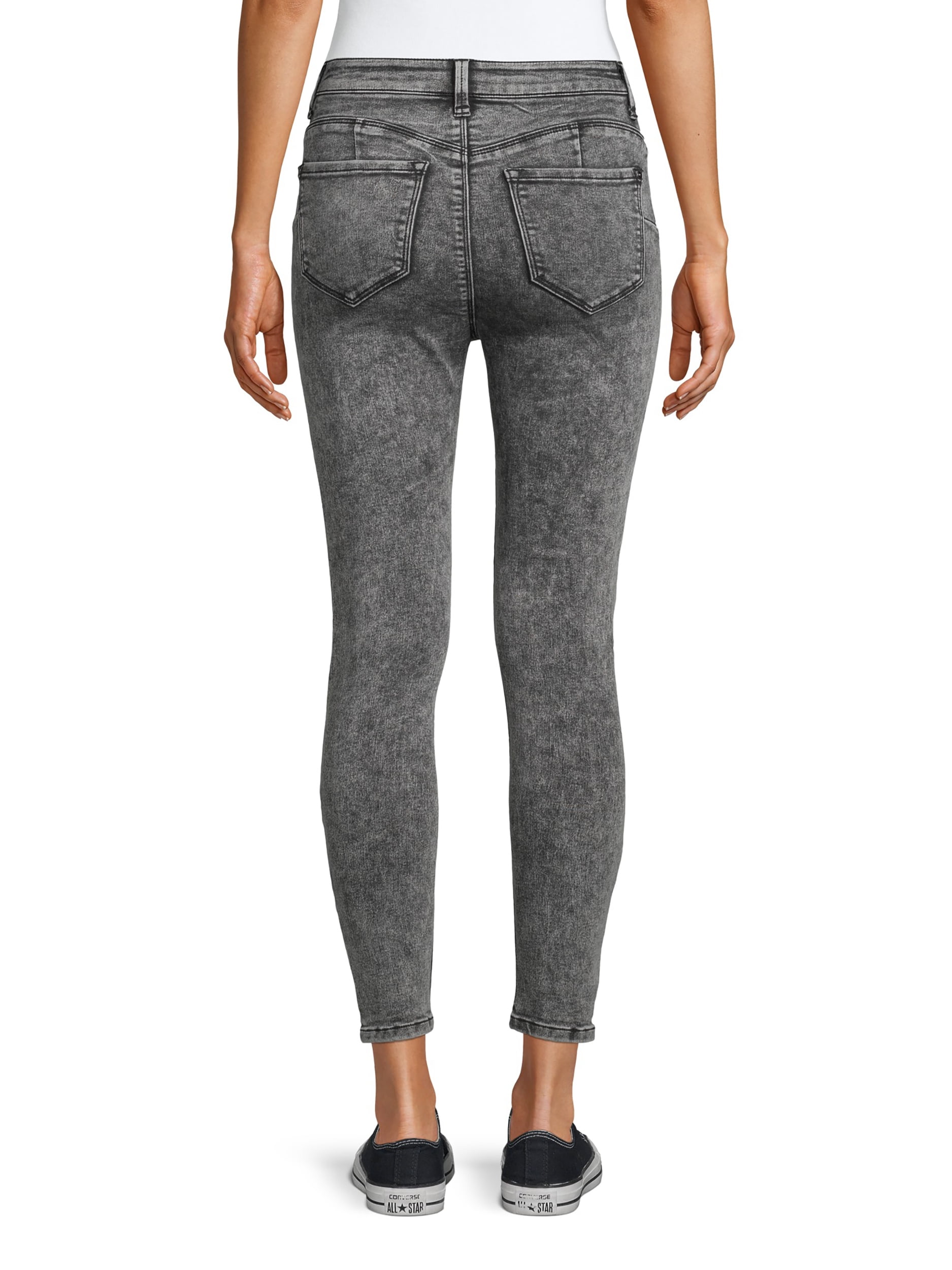 Buy High Star Women Grey Slim Fit Light Fade Acid Wash Jeans - Jeans for  Women 15474544 | Myntra